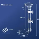 Acrylic Aquarium Feeder Tube Dish (4)