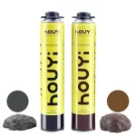 HOUYI Expanding foam glue in wood or stone color - 900gm (2)