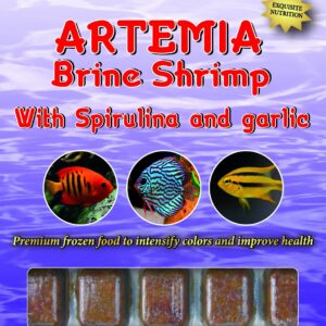 Artemia Brine Shrimp With Spirulina And Garlic 100G
