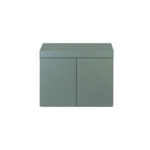 WOOD CABINET 120 (W120XD45XH70CM) METALLIC SILVER