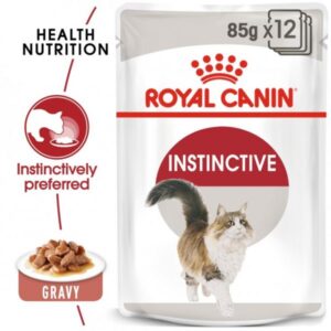 Royal Canin Feline Health Nutrition Instinctive Adult Cat Food Gravy (Wet Food - Pouches)