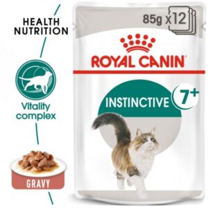 Royal canin Feline Health Nutrition Instinctive +7 Gravy Cat Food (Wet Food - Pouches)