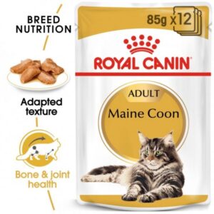 Royal Canin Feline Breed Nutrition Maine Coon (Wet Cat Food - Pouches)