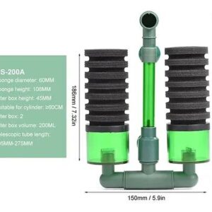 Qanvee Bio Sponge Filter QS-200A