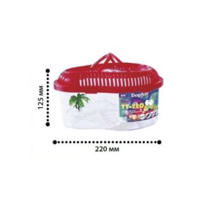 Turtle Tank With Cover[Dimension - 22 x 12.5cm]