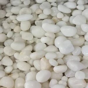 White Pebbles 1 - 1.5 Cm