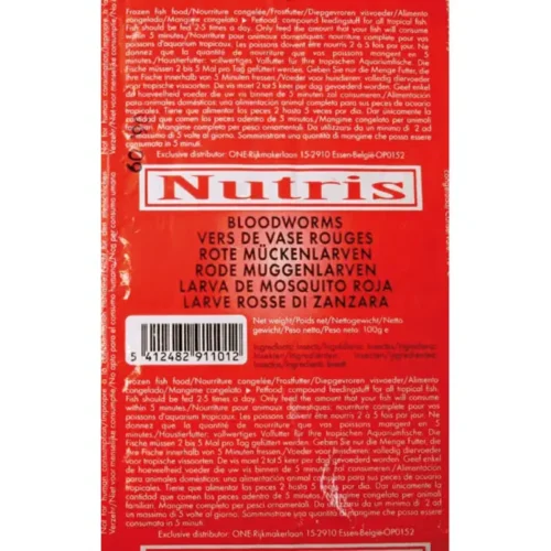 Nutris Frozen Bloodworms 100 g